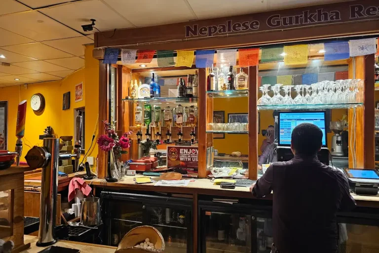 Nepalese Gurkha Restaurant Bar Counter.webp